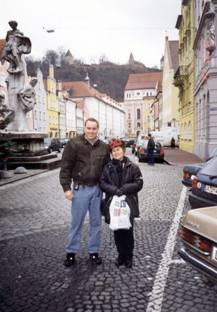 Мама и я в Ландсхуте. 1997 год.